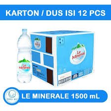 LE MINERALE 1500 ( ISI 12 BOTOL )
