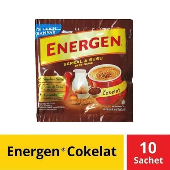 ENERGEN RENCENG COKLAT (ISI 10 SACHET)
