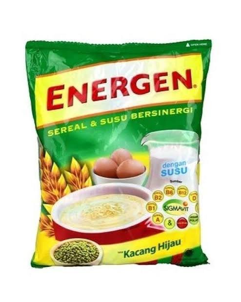 ENERGEN RENCENG KACANG HIJAU ( ISI 10 SACHET)
