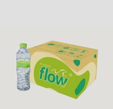 AQUA FLOW BOTOL 600ML ( ISI 24 BTL)